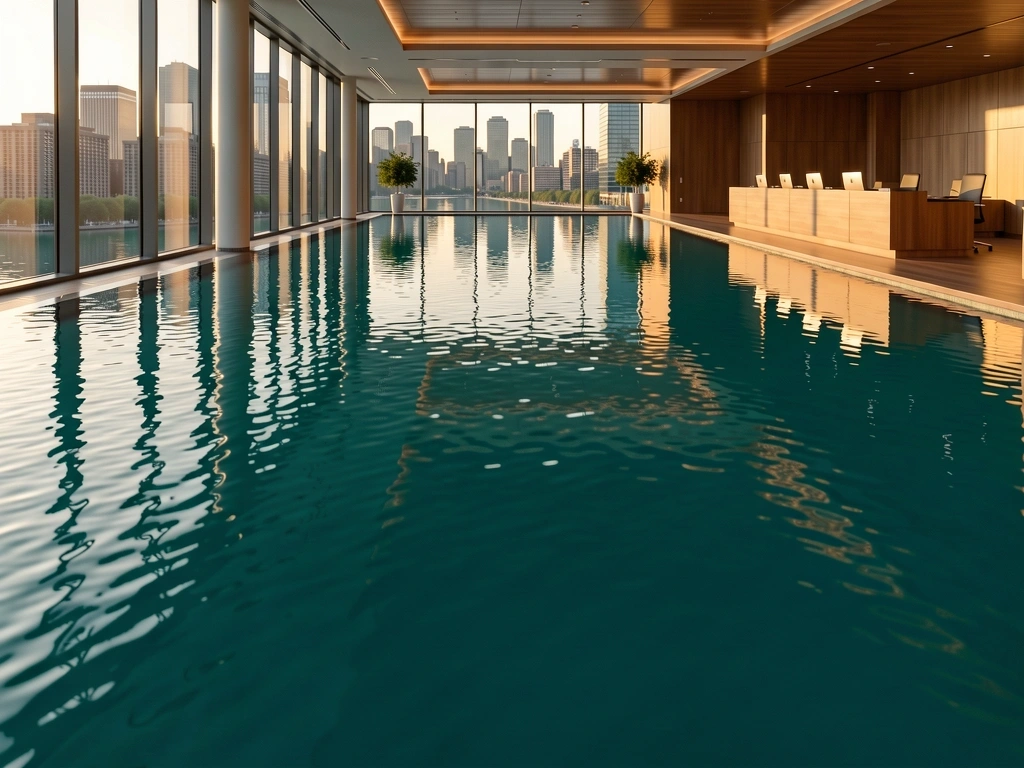 Lake Michigan Teal Water