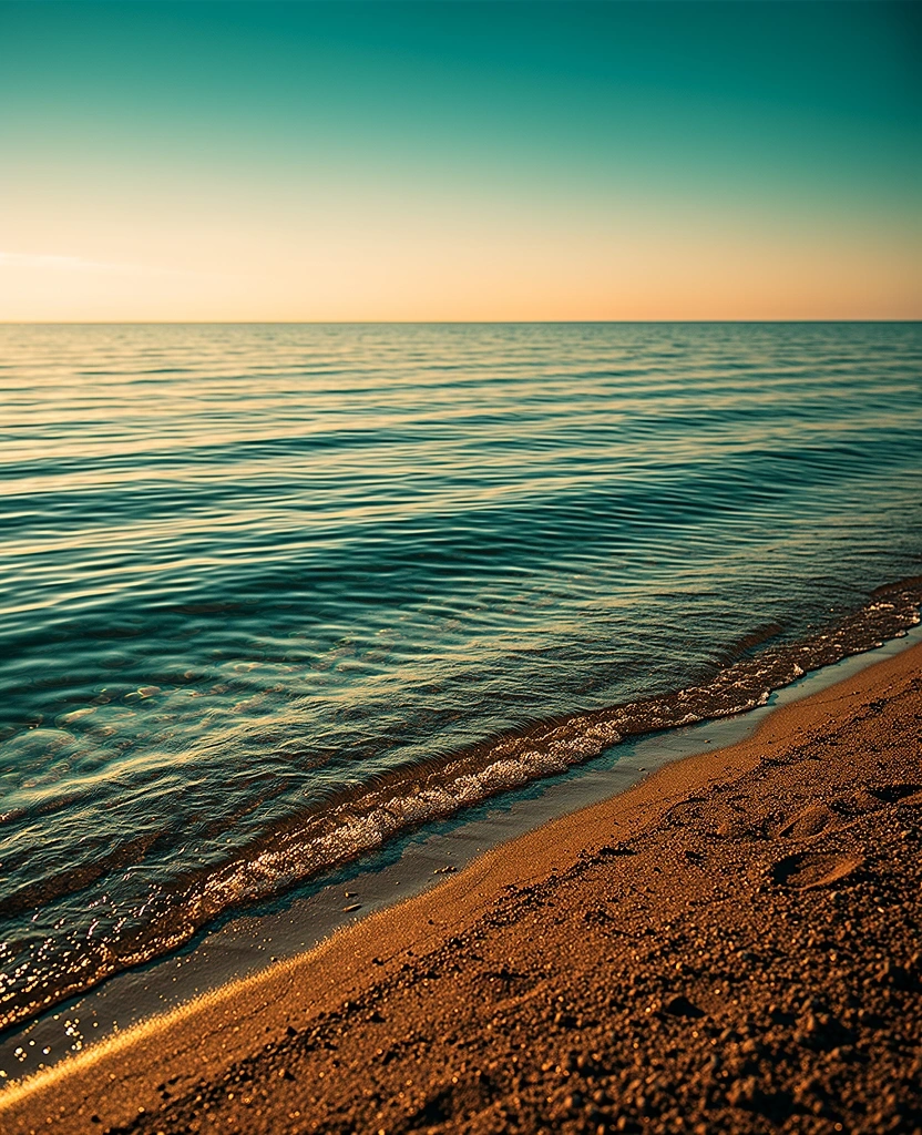 Serene Lake Michigan coastline representing our regional focus