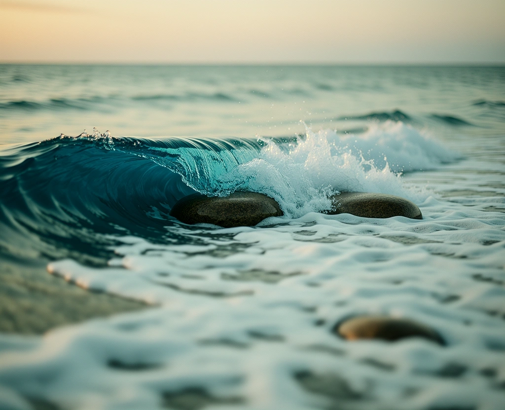 Dynamic yet controlled movement representing secure money flow