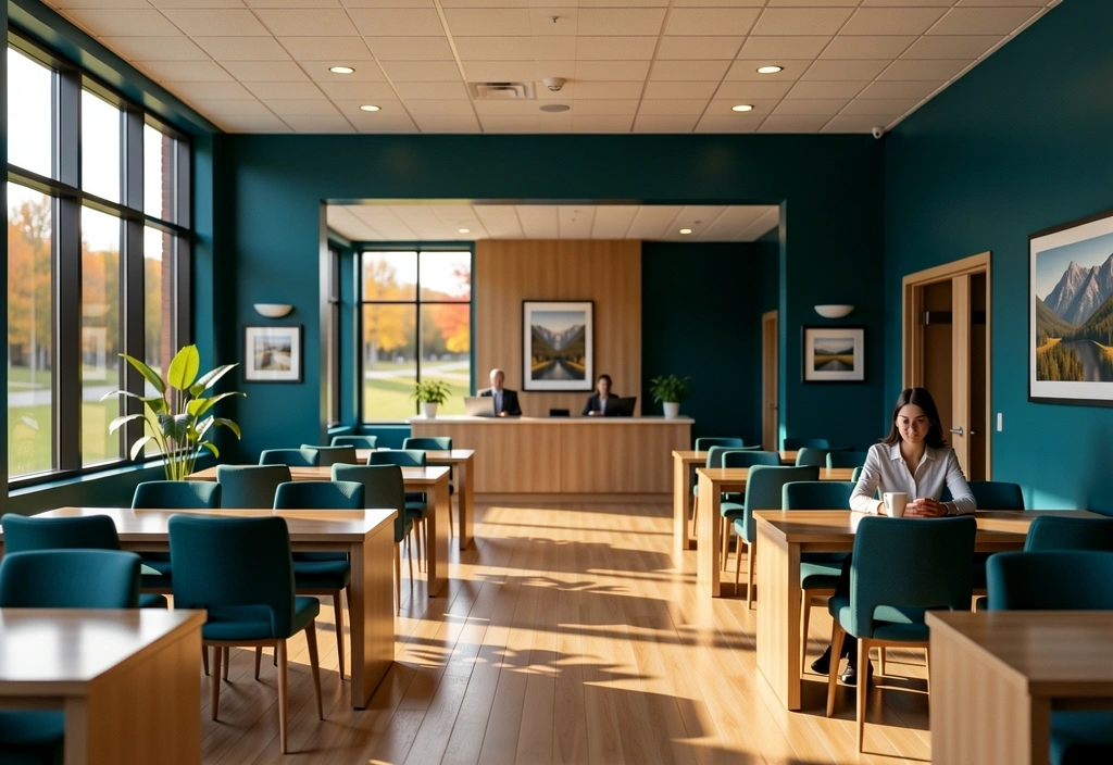 Credit union interior